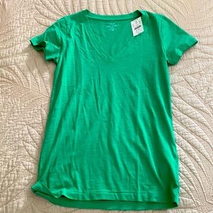 Jcrew v-neck t Kelly green